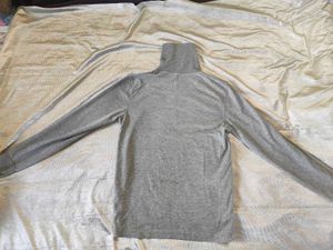Gray Turtleneck T-Shirt