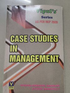 Case Studies in Management Book