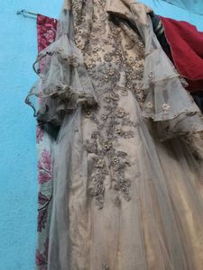 Elegant Embroidered Ethnic Gown