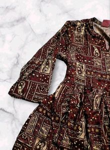 Boho Print Midi Dress