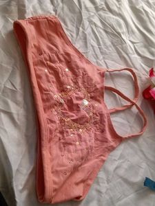 🎀BUY '1' GET '1' FREE Peach Sequin Bikini Top