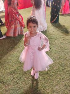 Pink Lace Party Dress