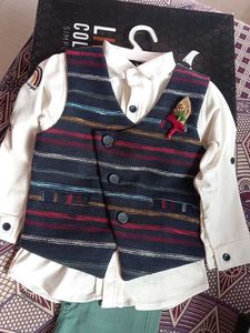 Little Collars Navy Blue Jacket Set
