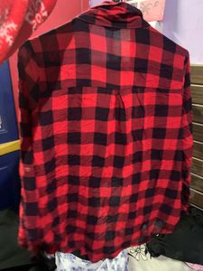 Classic Red &amp; Black Checkered Shirt