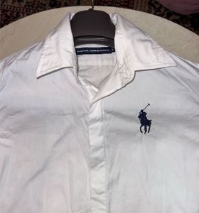 Classic White Polo Ralph Lauren Shirt