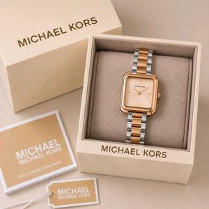 Michael Kors Rose Gold & Silver Watch