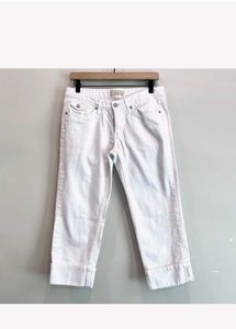 Banana Republic White Cropped Jeans 28/6p
