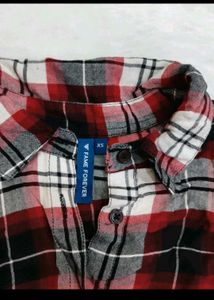 Red Plaid Sleeveless Shirt