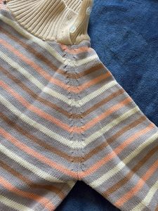 Striped Turtleneck Sweater