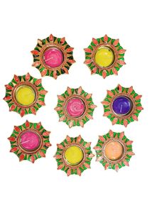 Festive Tealight Candle Holders (Set of 18)