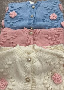 Cute Floral Knit Cardigans