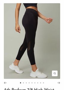 Black High Waist Athleisure Leggings