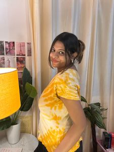 Tie-Dye Off-Shoulder Top