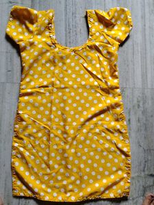 Yellow Polka Dot Blouse