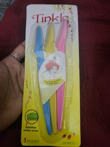 Tinkle high quality ,safety eye brow razor