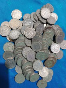 5 Rupees Copper-Nickel Coins Mix Mint 50 Piece