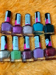 Pack Of 10 ELLE18 NAIL POLISH