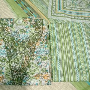 Cotton Jaipuri Print Suit