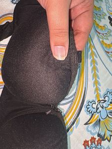 Black Strapless Bra