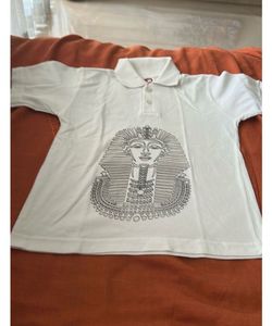 Brand New White  Graphic Polo