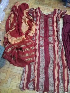 Haldi Ceremony Salwar Kameez with Suhag Dupatta