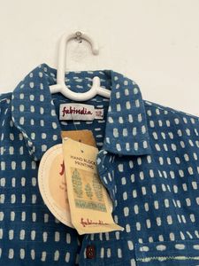 Men's Teal Printed Casual Shirt