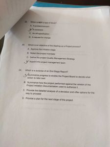 Prince 2 Foundation Exam Papers