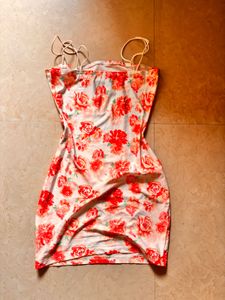 cute floral mini dress