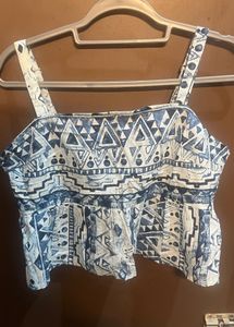 Westside- Boho Print Crop Top