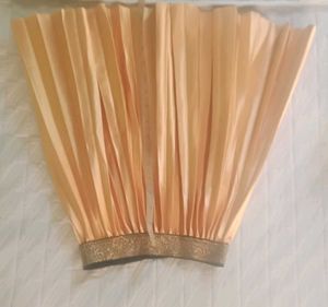 Elegant Pleated golden Skirt