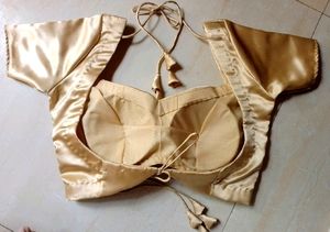 Backless Golden Blouse(Padded)