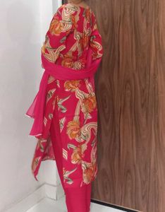 Rani Pink Embellished 3 Piece Suit Set