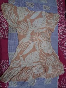 Tropical Print Mini Dress