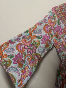Boho Paisley Midi Dress