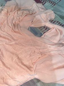 Y2K Light Pink Batwing Sleeve Top