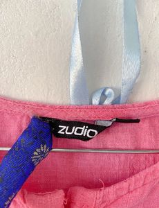 Pink Cotton Kurta
