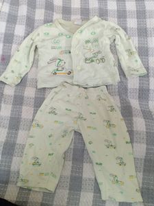 Pure Cotton Set For 0-3 Months Baby
