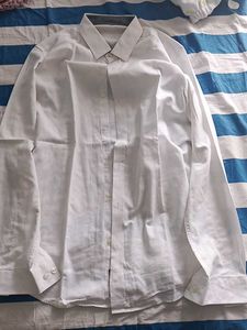 Louis Philippe White Dress Shirt - Classic Style
