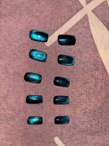 Magnetic Cat Eye False Nails