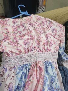 Bohemian Floral Print Maxi Dress