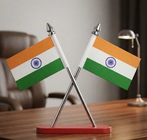 Indian Desk Flags Set