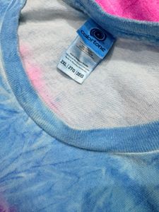 Tie-Dye "Don't Panic It's Organic" Tee