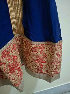 Beautiful Blue Embroidered Kurta