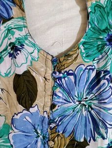 Beautiful Floral Print Maxi Dress