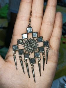 Bohemian Mirror &amp; Spike Choker Necklace