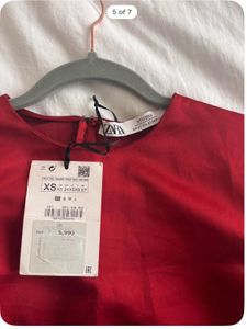 Zara Limited Edition Studio Satin Red Dress