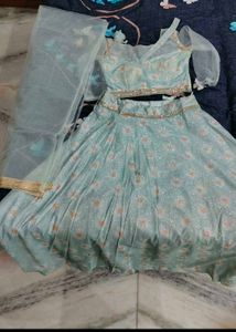 Sparkling Pastel Lehenga Set / dress