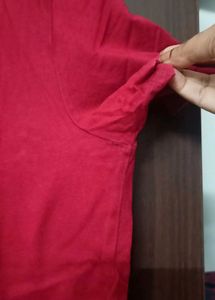 Classic Red Crew Neck T-Shirt