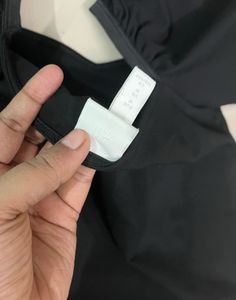H&amp;M Black Puff Sleeve Top
