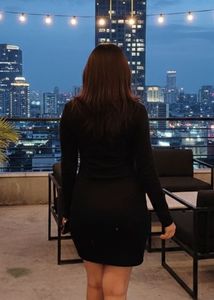 Chic Black Cutout Mini Dress